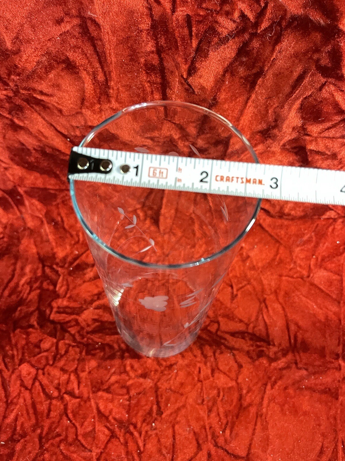 Princess House Heritage Crystal Glass Cylinder Globe For Candlestick Replacement