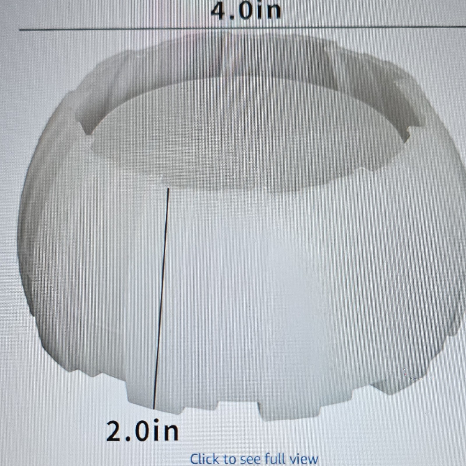 Pink Epoxy Decorative Holder Round, Glossy Finish, 4in Diameter, 2in Height