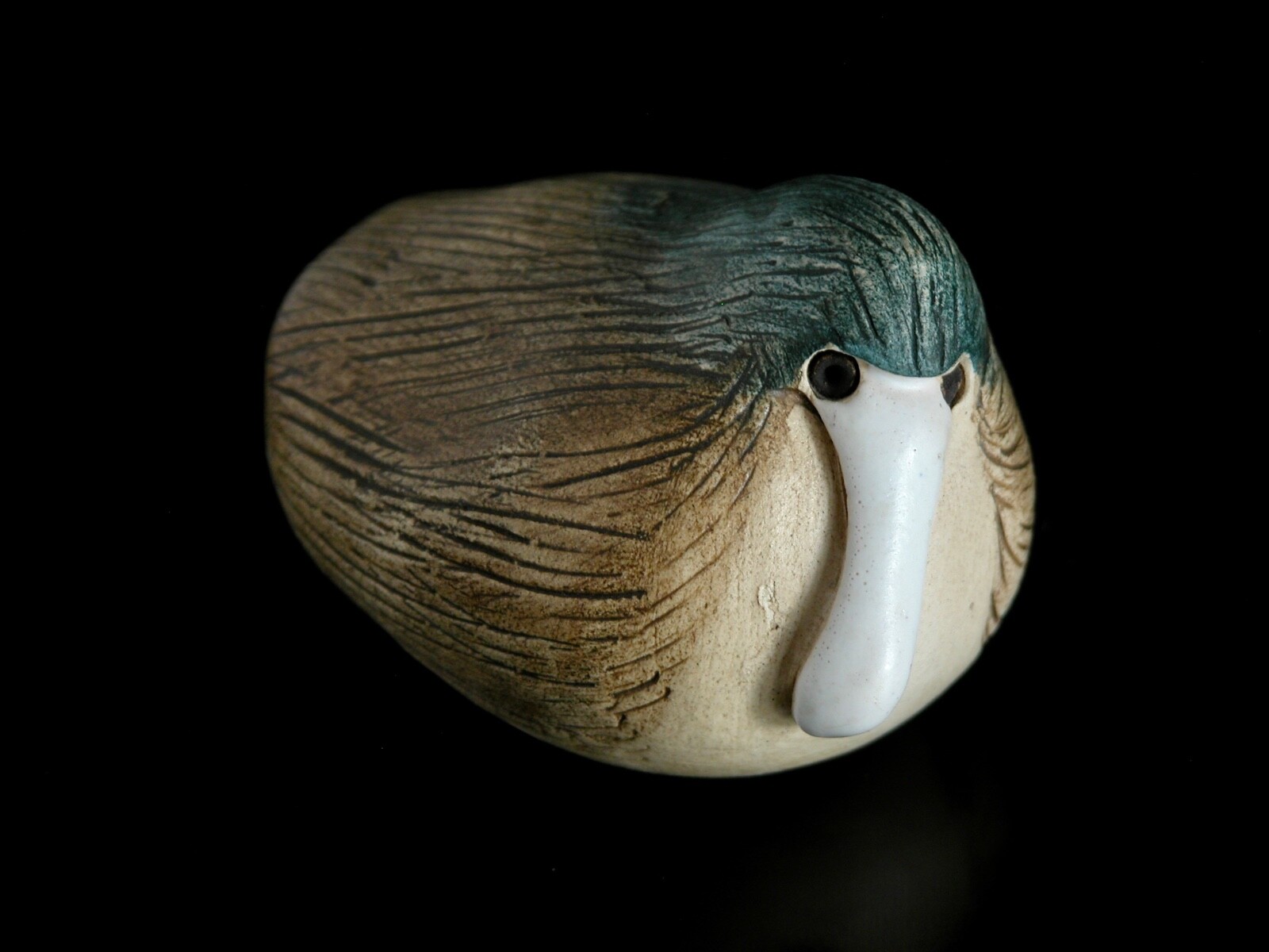 Vintage Small Duck-Billed Platypus Pottery Mid Century MCM Rare OOAK