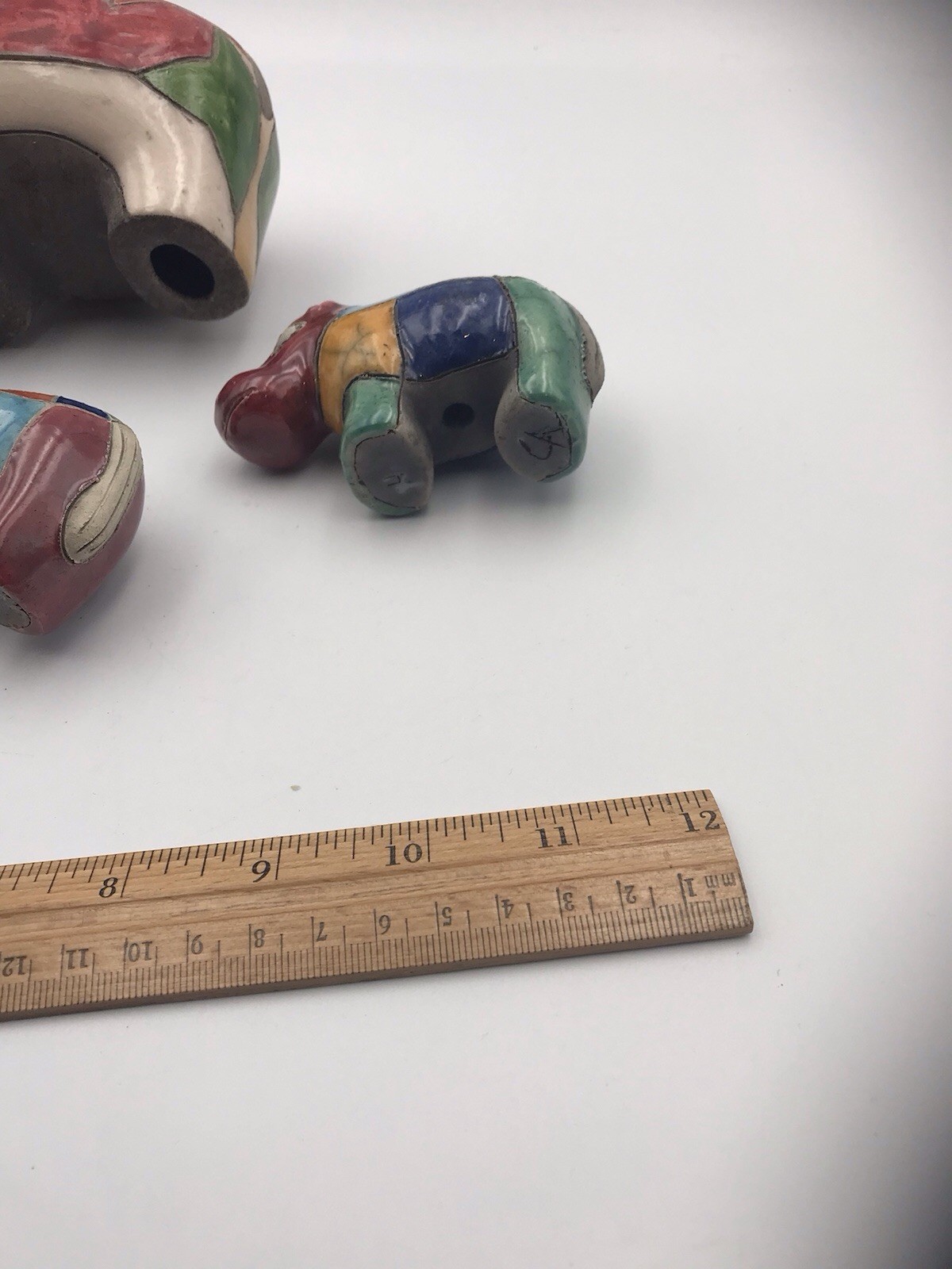 Vintage South Africa Pottery Hippo Collection