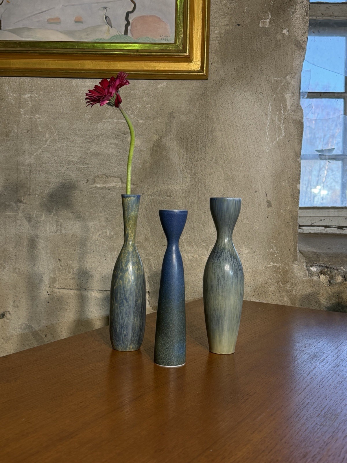 Blue Vase – Carl-Harry Stålhane – Rörstrand / Rorstrand – Mid-century Modern