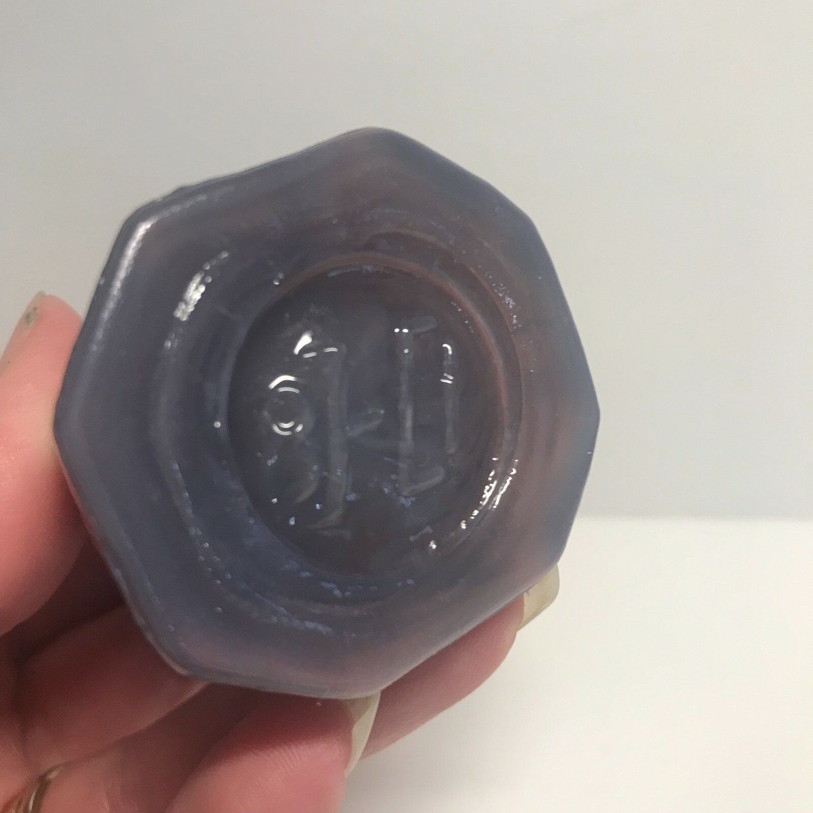 Mosser Glass Jenny Doll VI Hunter Sugar Plum Purple #3 1981 Cambridge Ohio
