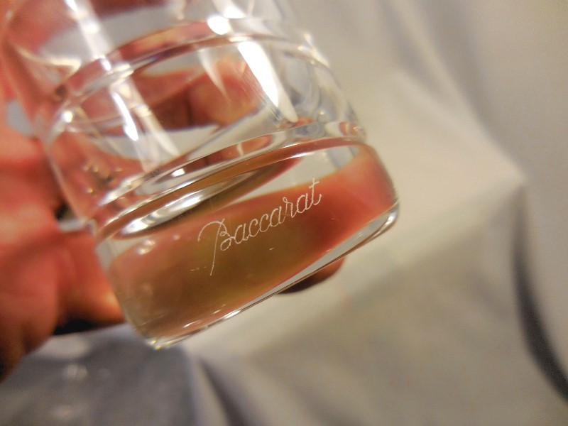 FRENCH BACCARAT ORGUE SPIRAL CRYSTAL VASE SIGNED