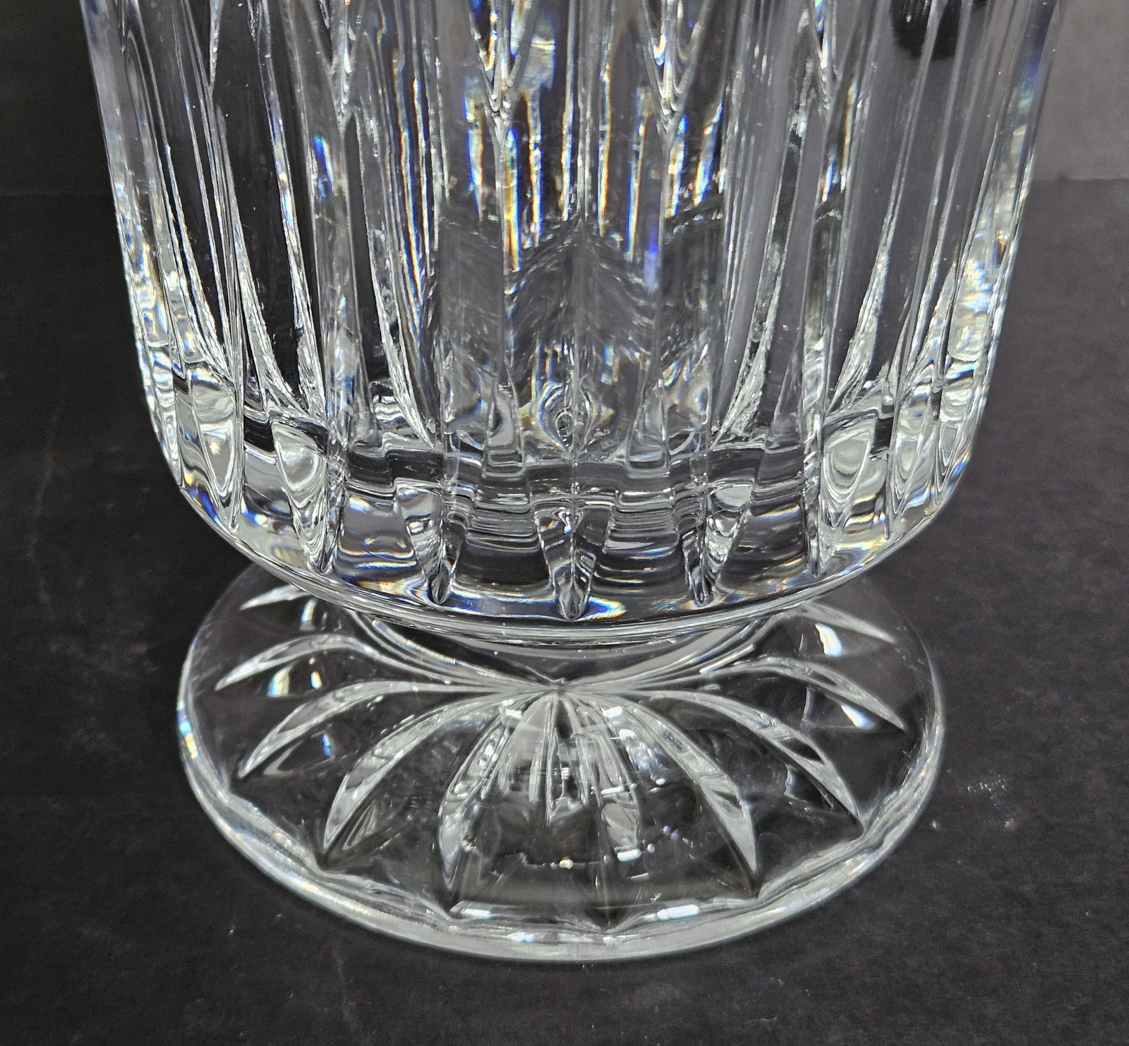 Block Chalet Giftware Heavy Cut Lead Crystal 10″ Straight Vase