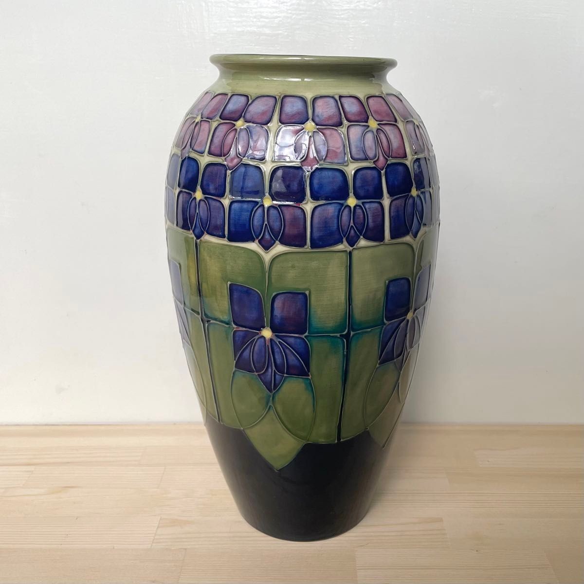 Moorcroft Flower Vase Art Nouveau Pottery Arts and Crafts Vintage Collectible