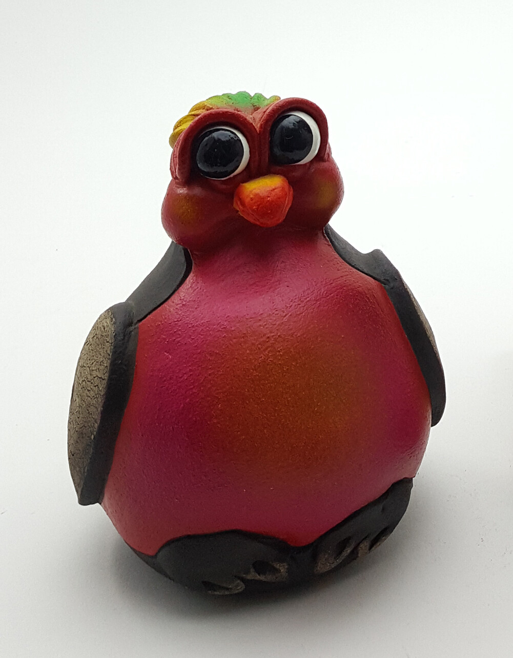 Storybook Fairy Tale Pottery Bird Sculpture Figurine