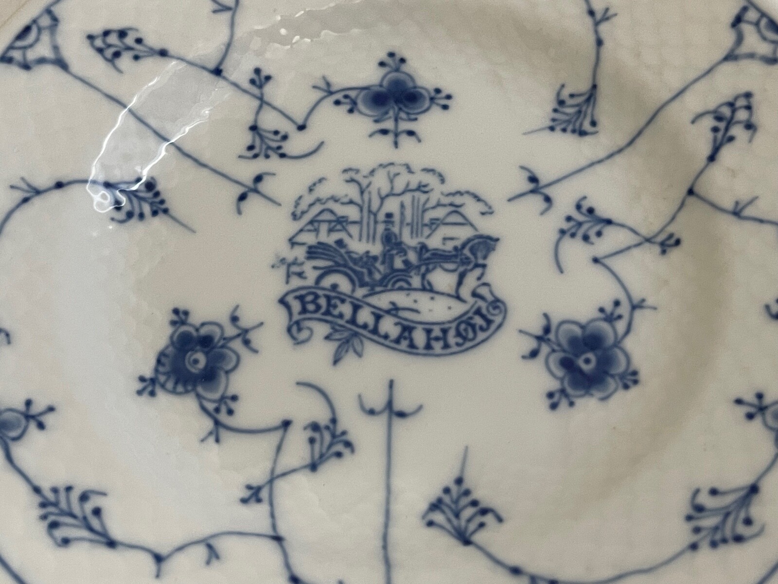 Vintage Antique Bing & Grondahl Copenhagen Porcelain Bellahoj Plate