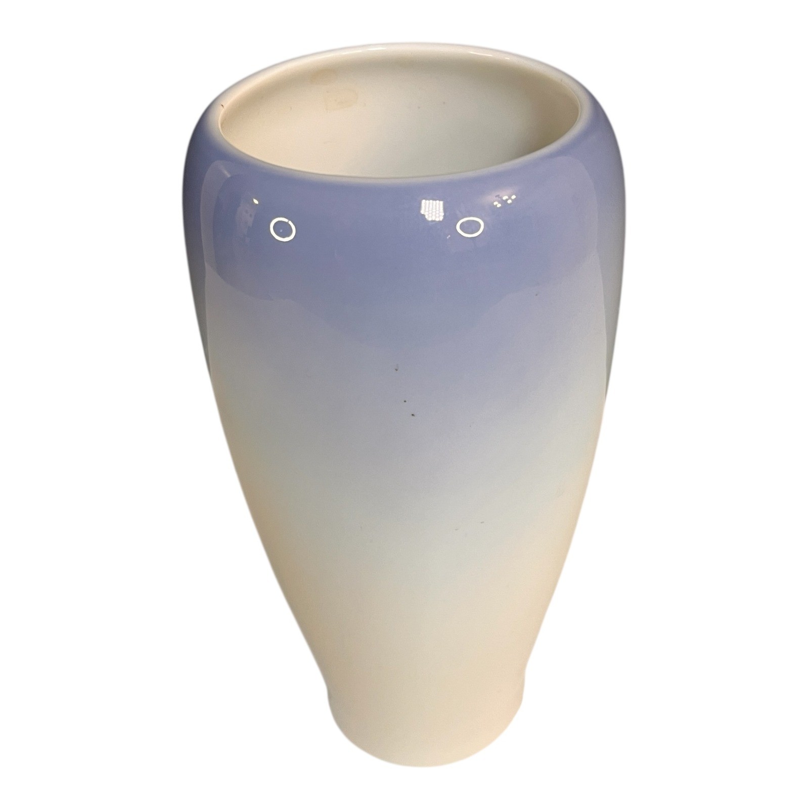 Royal Copenhagen Windmill Landscape Porcelain Bud Vase 4568 RD Blue White 7″