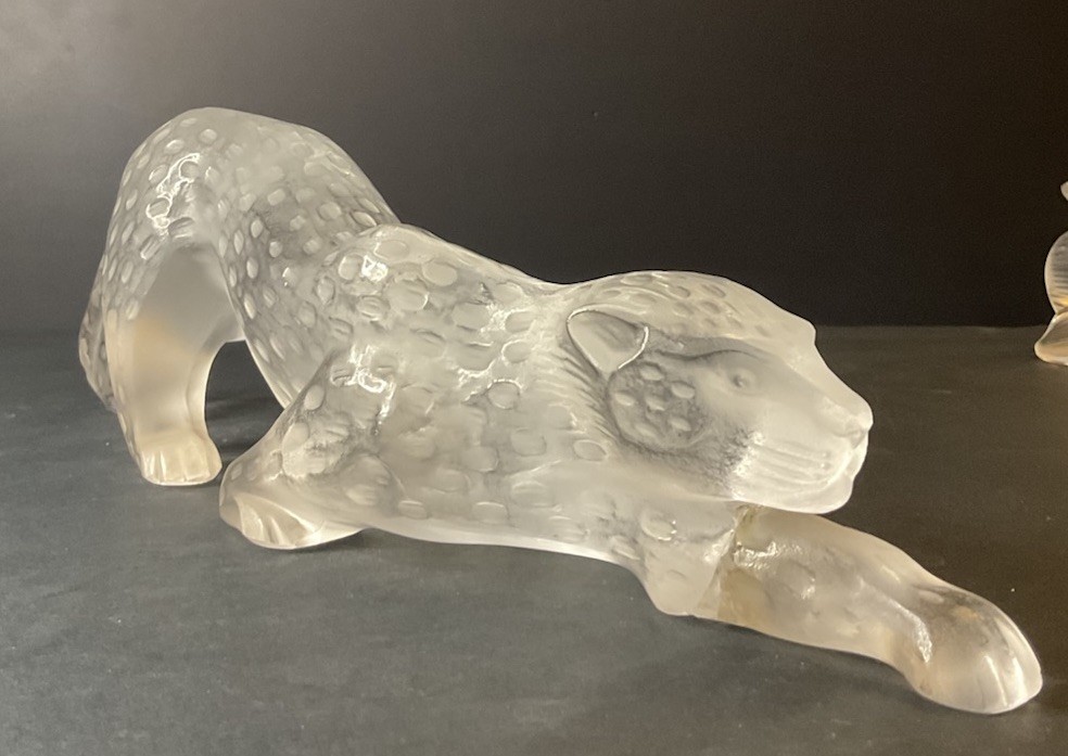 Lalique Large Frosted Panther 1 Of My 400+ Lalique Listings