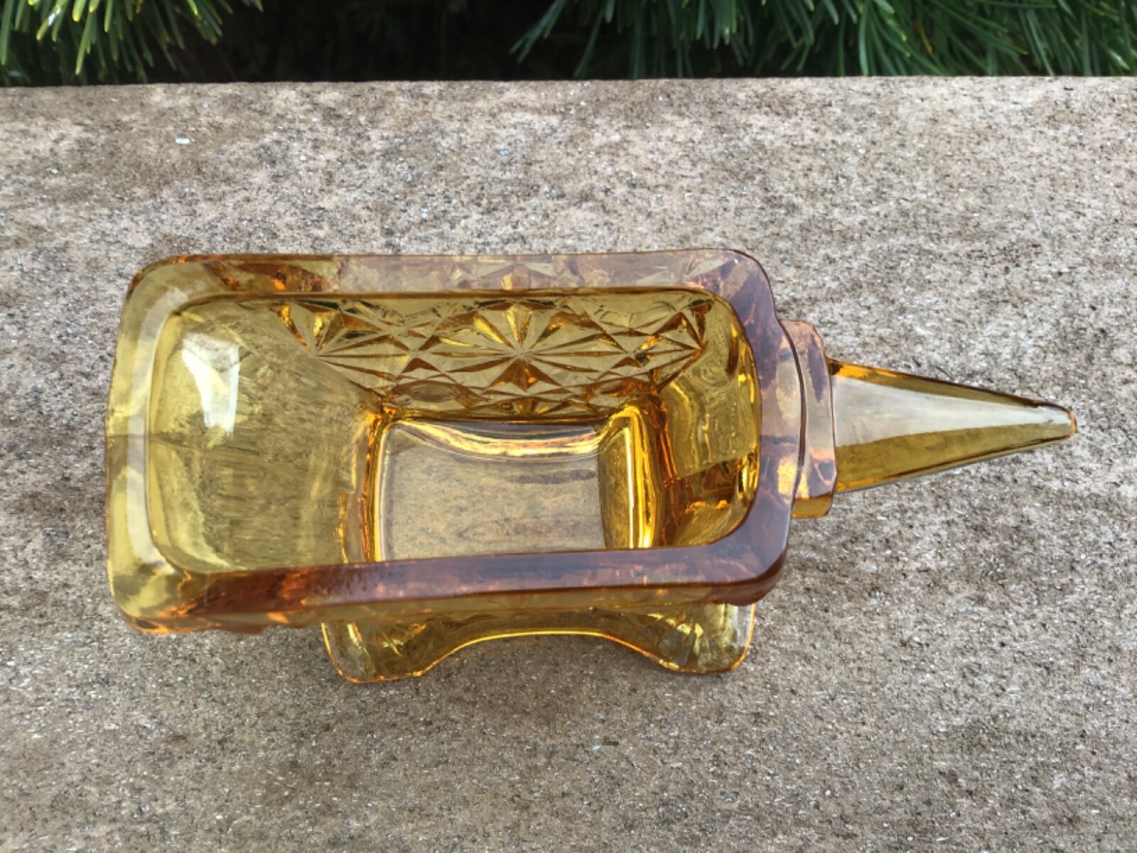Victorian Glass Toothpick Daisy and Button Anvil Harder to Find U.S. Glass VTG