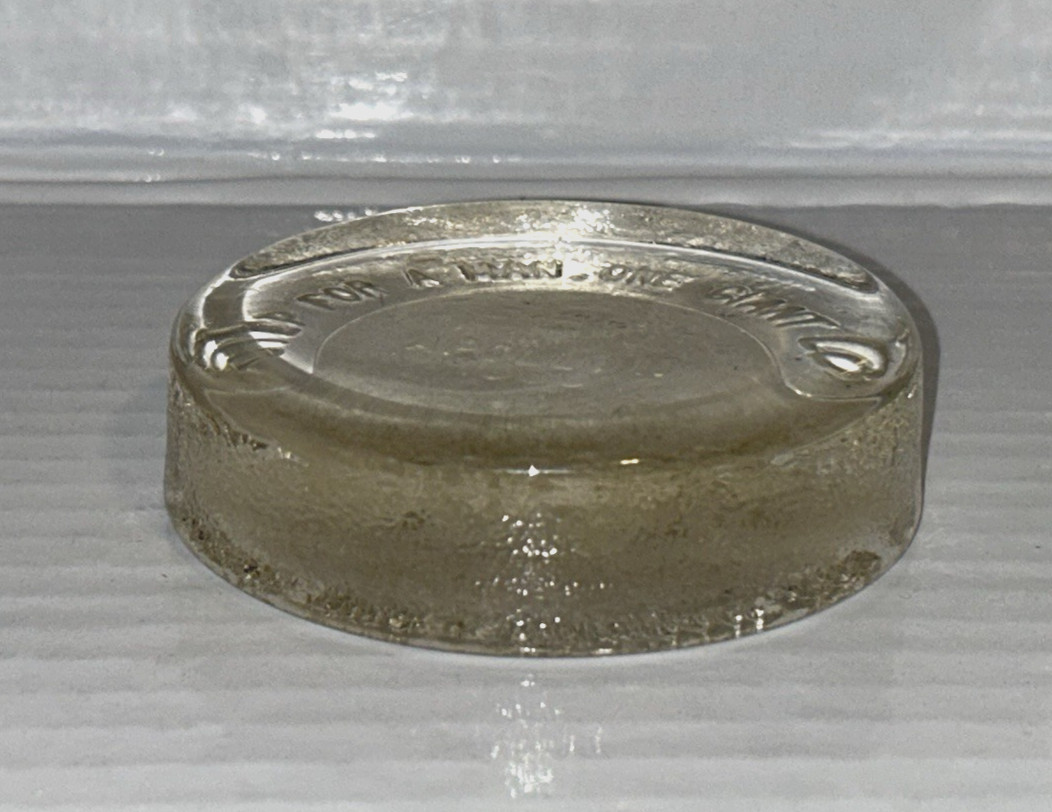 Apollo 11 VTG 1969 Moon Landing Paperweight 4″ Fenton Small Step for A Man
