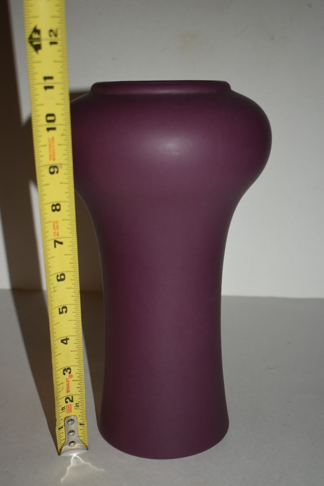 1970s To 1980s Bortner And Bortner Terra Cotta Mulberry Arts & Crafts Style Vase