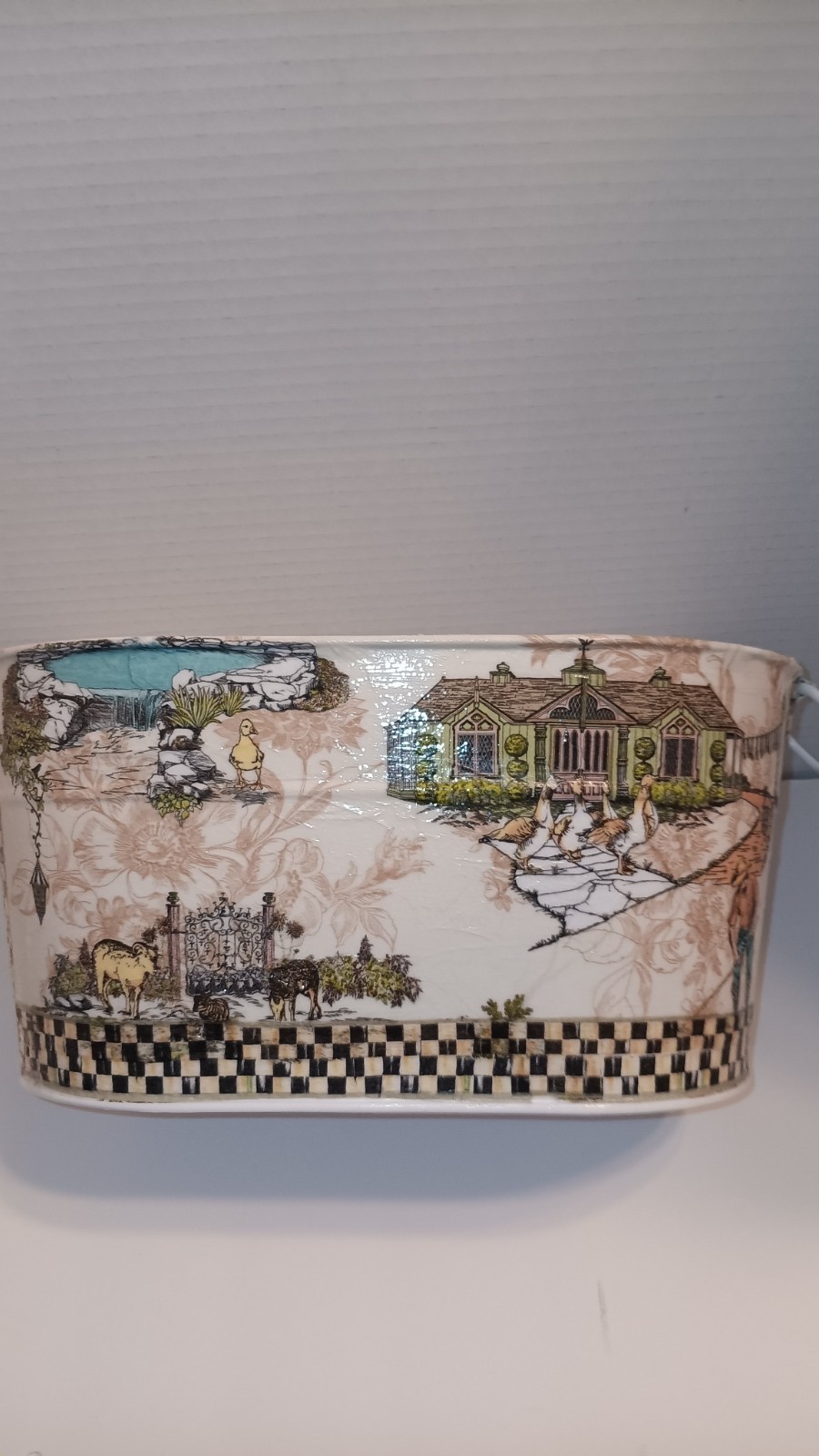 FITS WITH MACKENZIE CHILDS AURORA METAL TUB, MADE BY ME