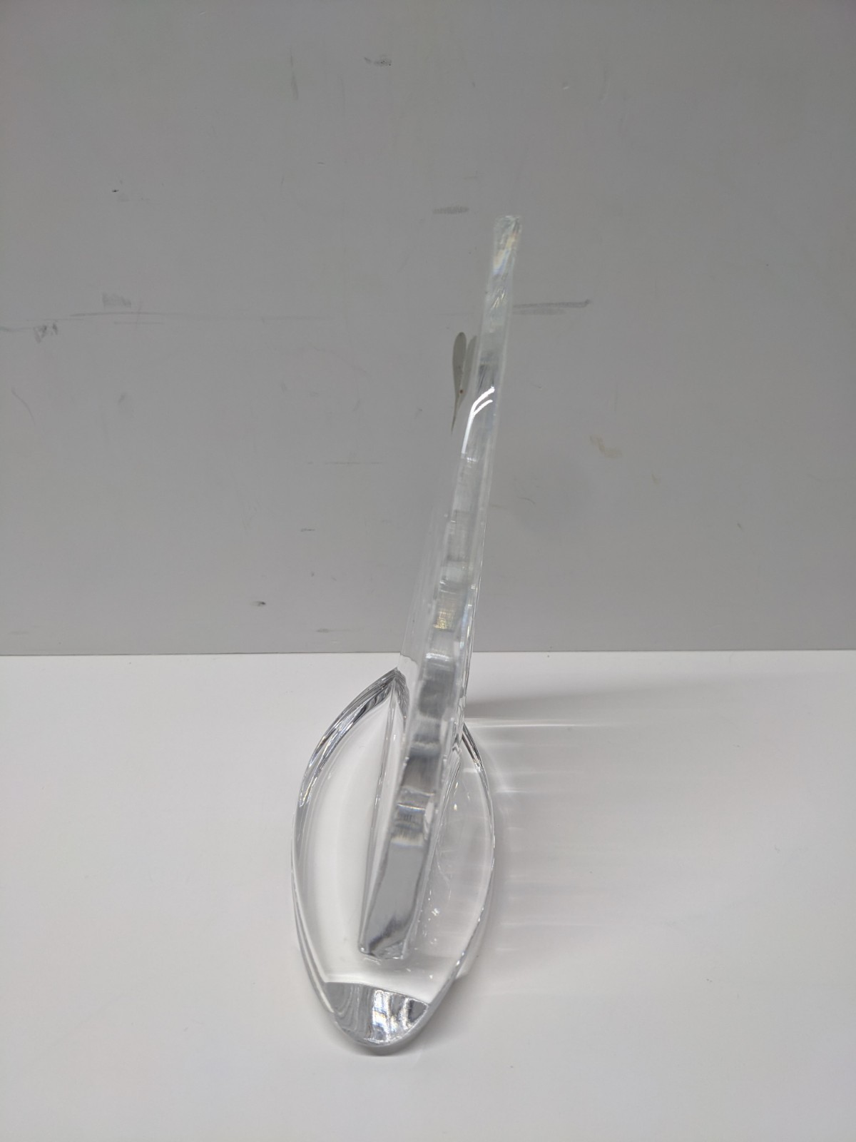 VTG Waterford Crystal Clear Sailboat Nautical Boat Paperweight / Figurine Signed
