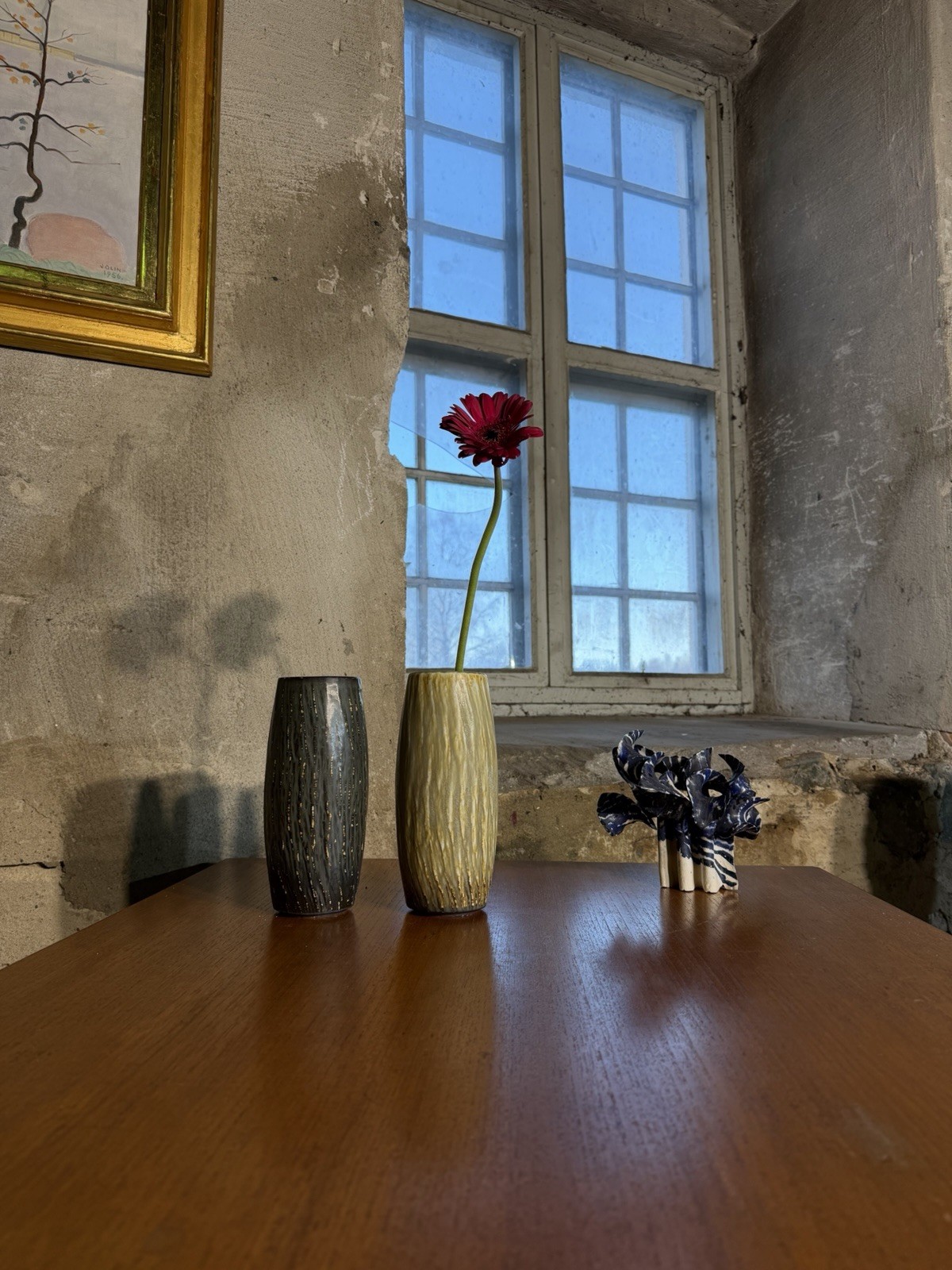 Stoneware Vase Rubus – Gunnar Nylund Rörstrand – Mid 20th Century Vintage