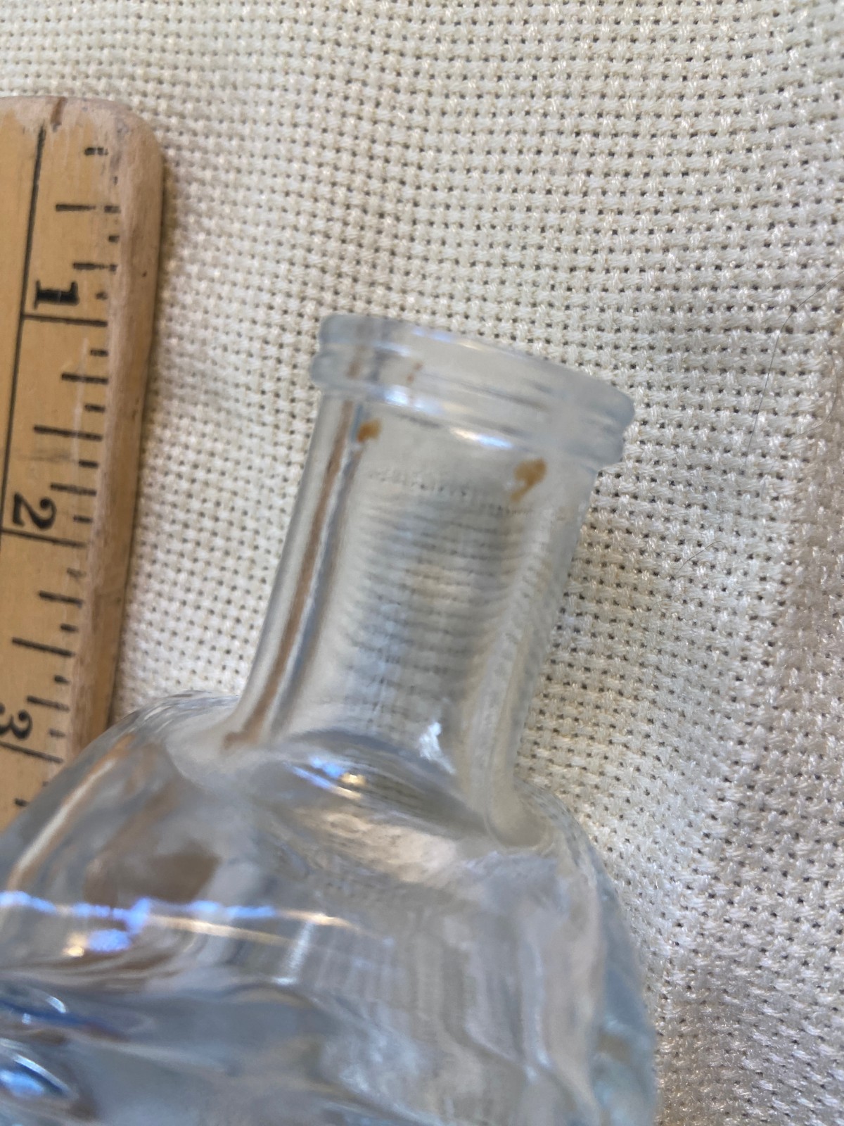 Kefla Depose Elle & Spiral Glass Bottles & La Femme by Libbey vase highball