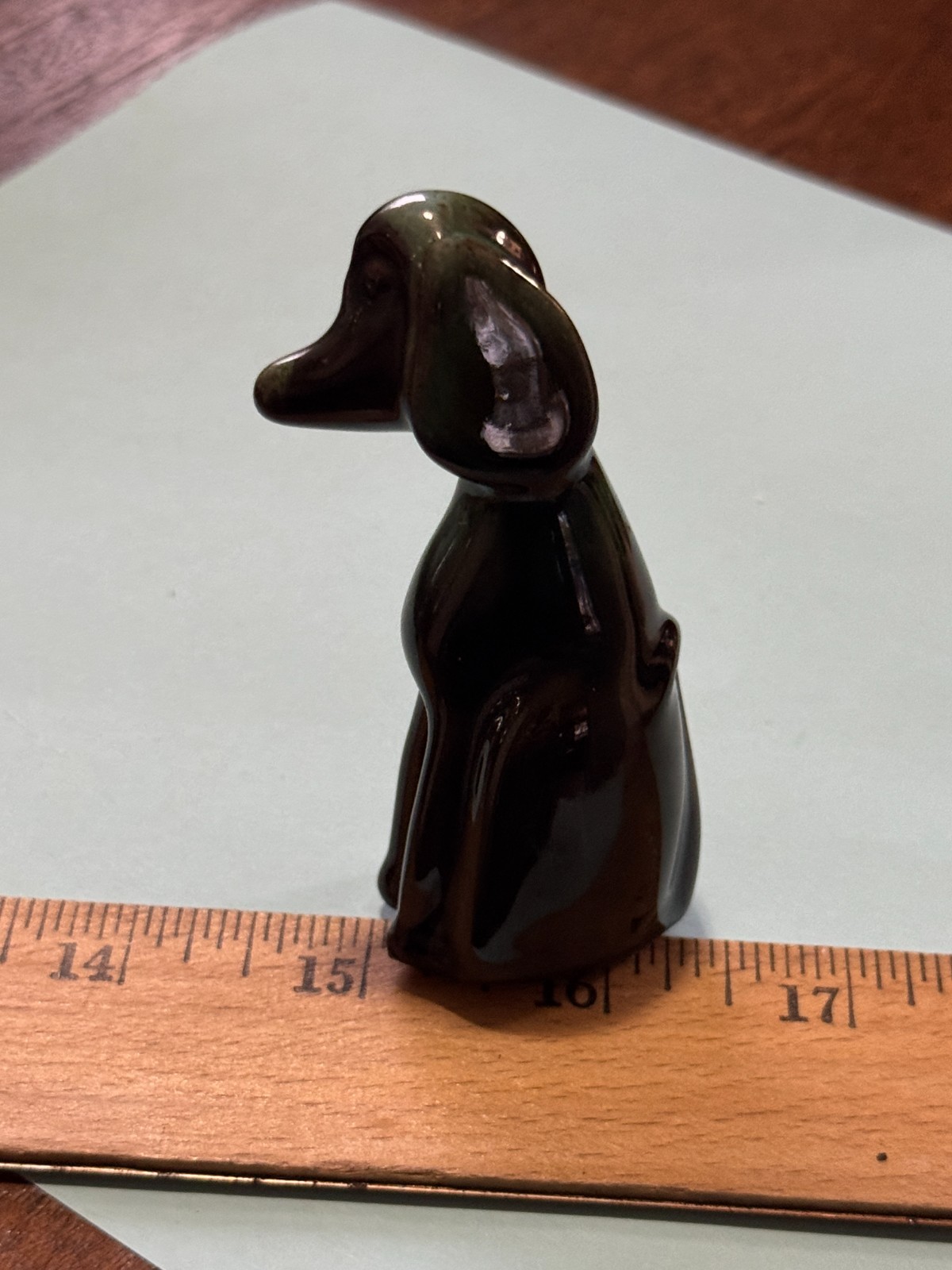 Vintage Blue Mountain Pottery (Canada) Dog Figurine (3.25″ Tall)