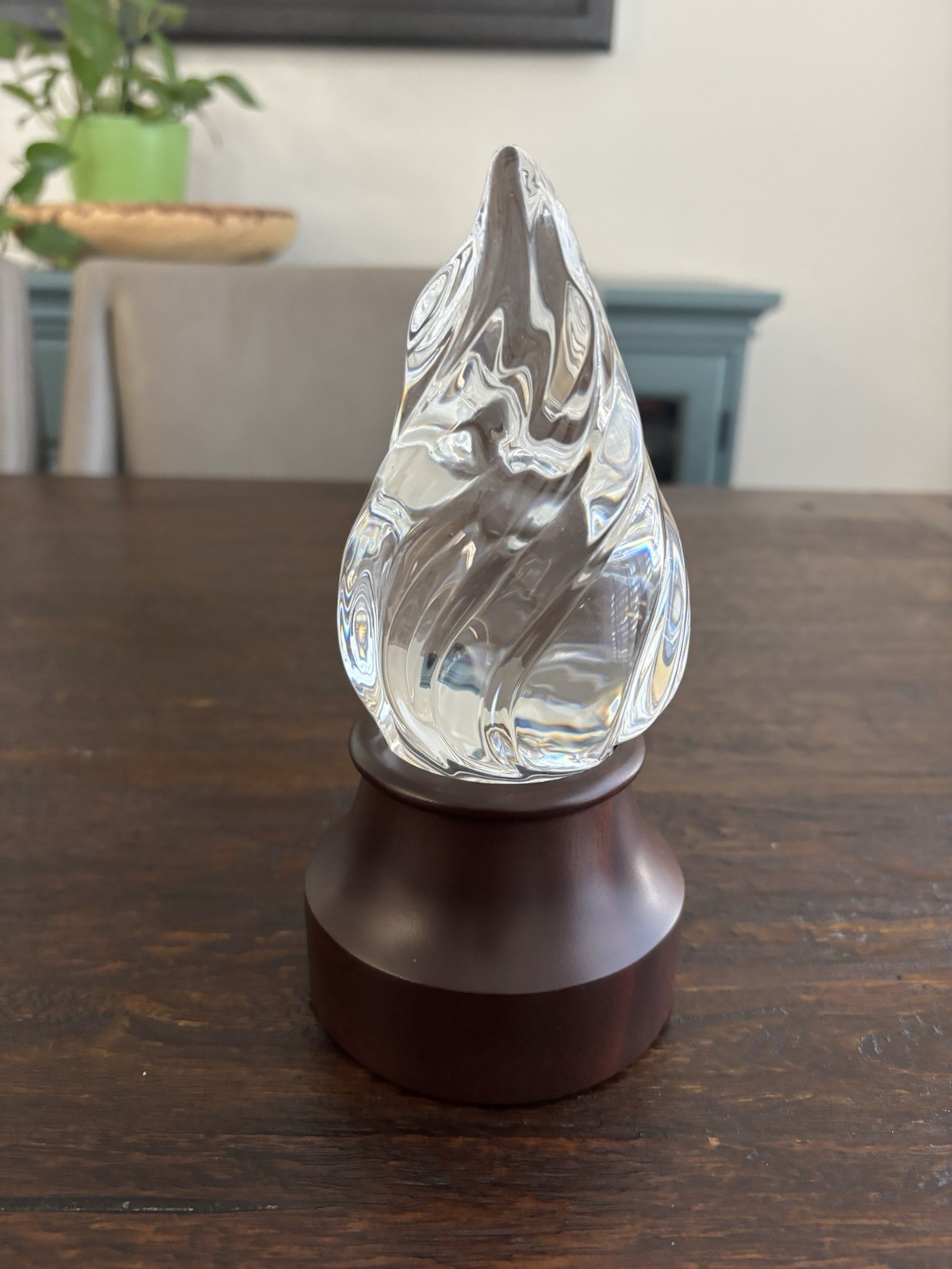 Stueben Glass “Torch Of Strength”- Perfect Condition