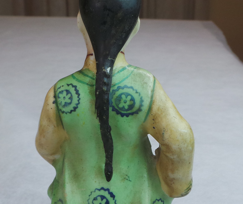 HAND PAINTED BUTLER FIGURINE STATUE MADE IN JAPAN