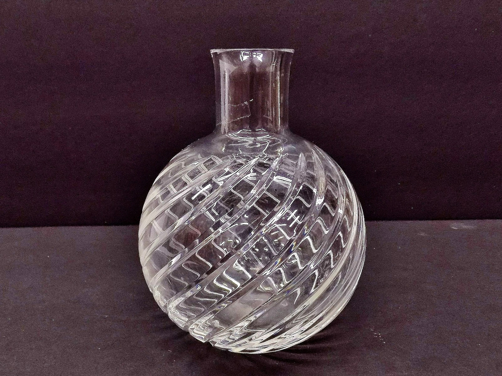 Lovely Baccarat French Crystal Cyclades Decanter/Vase 4 7/8″