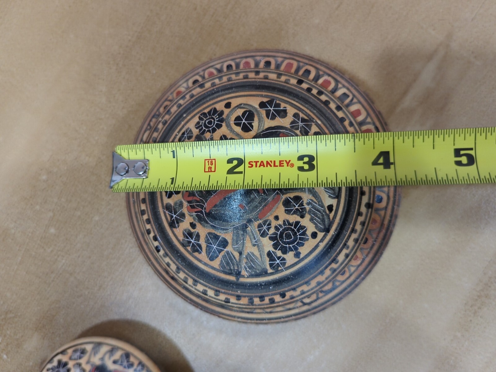 Vintage Mexican Pottery Greek Corinthian Museum Reproduction 600 BC Oil Lamp