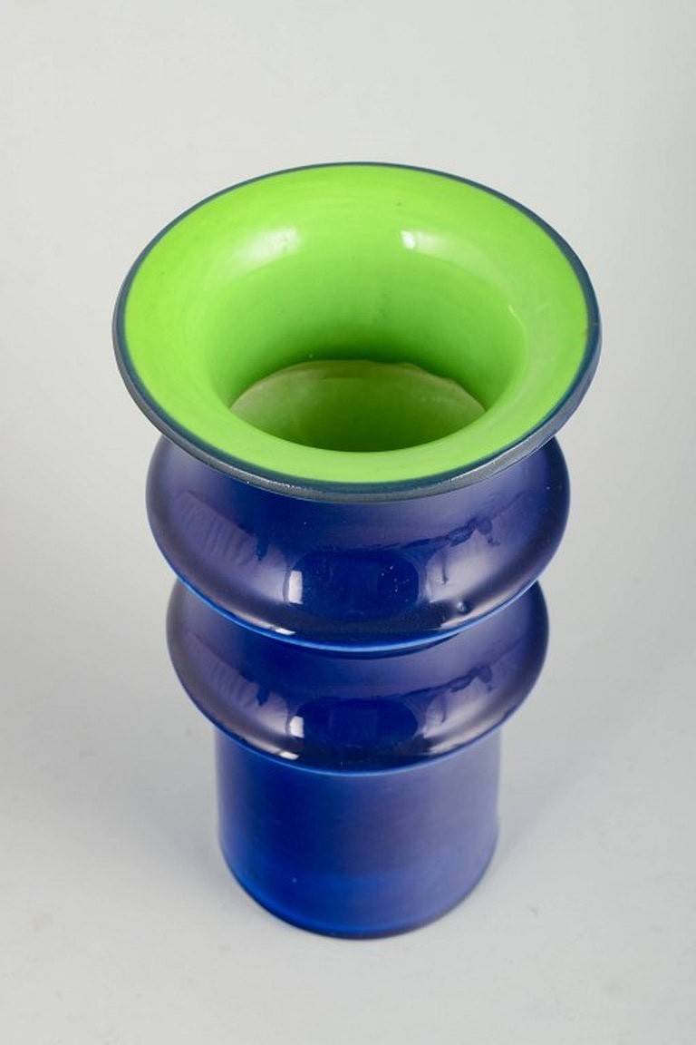 Inger Persson for Rörstrand, Sweden. Baluster-shaped stoneware vase. 1970s.