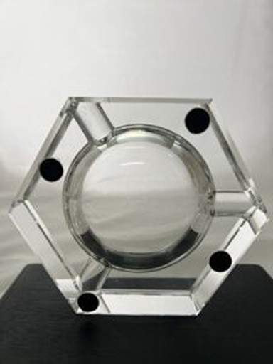 Rosenthal Studio Line Crystal Smoking Set Ashtray Ronson Lighter 4 Piece
