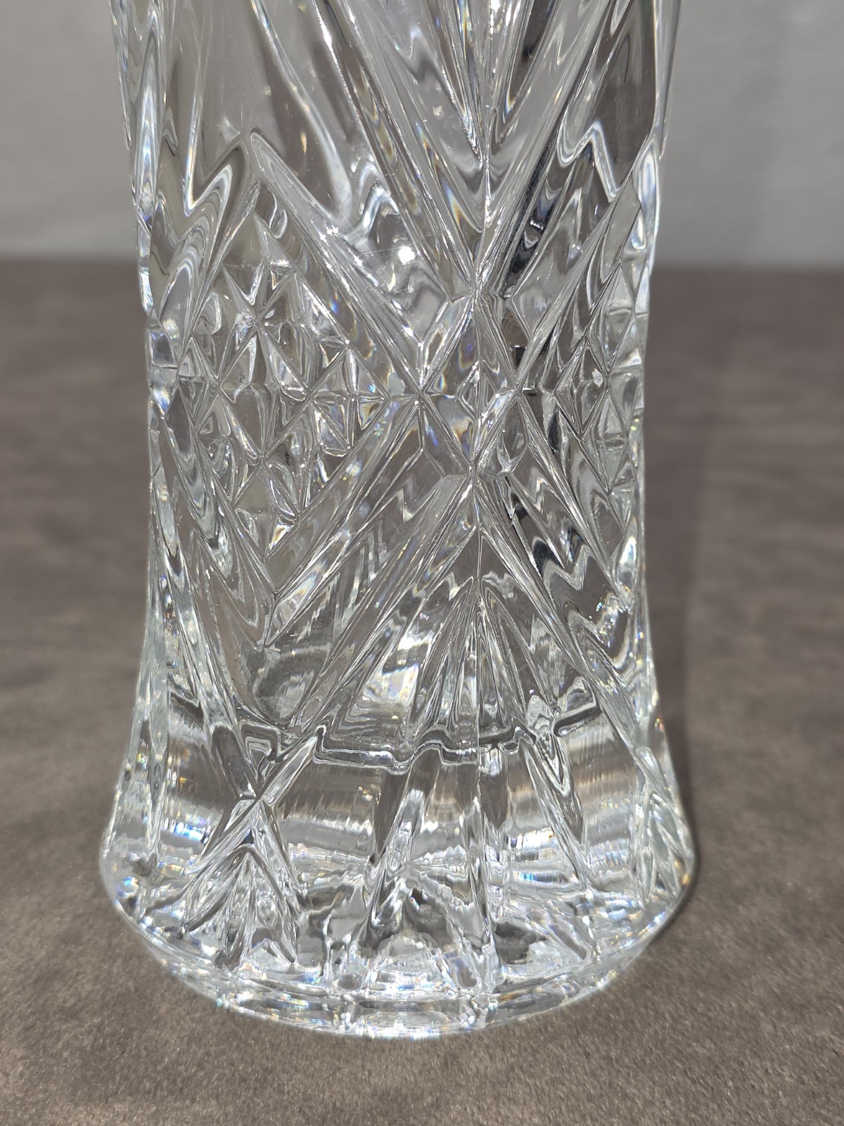 Vtg Cristal D’Arques-Durand Masquerade Diamond Cut 24% Lead Crystal From France