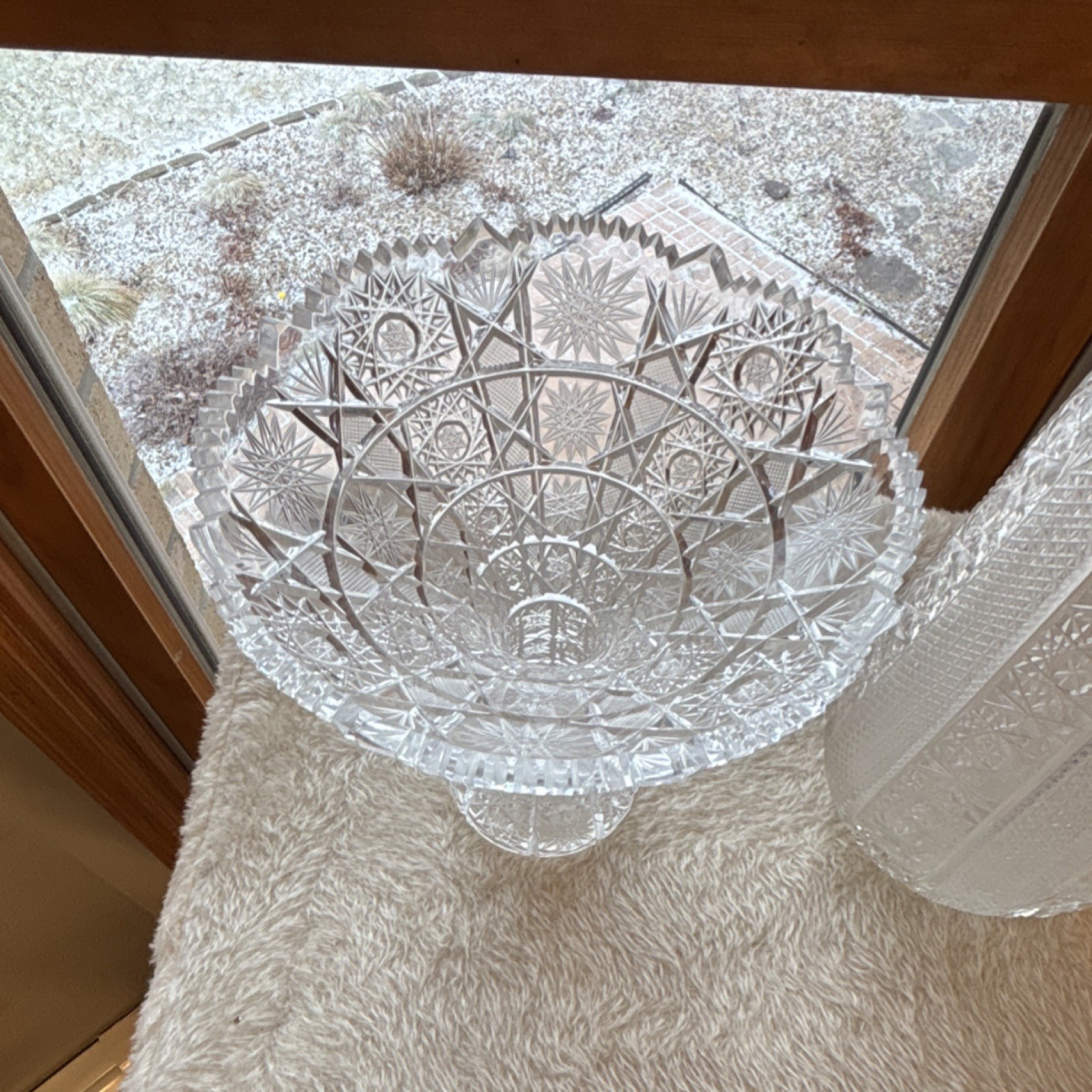 Bohemia Czech Republic Cut Crystal Vases (2)