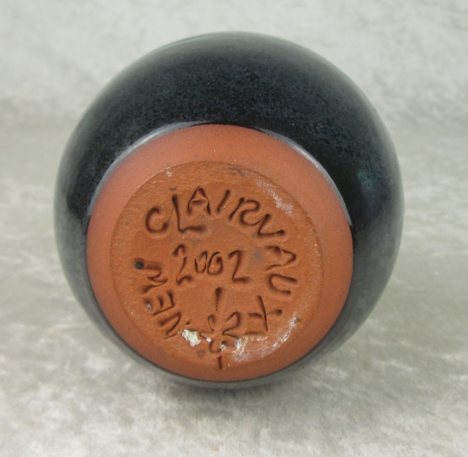 New Clairvaux Pottery Vase Father Anthony Bellesorte 5-3/8 inch Signed 2002