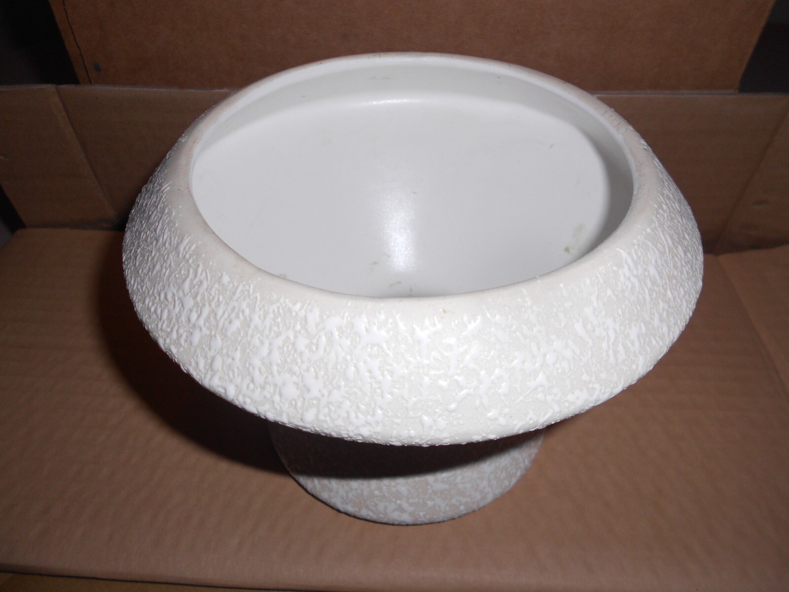Vintage planter Sputnik (c) ORIGINAL USA, Atomic Spaceship vase MCM modern 1965