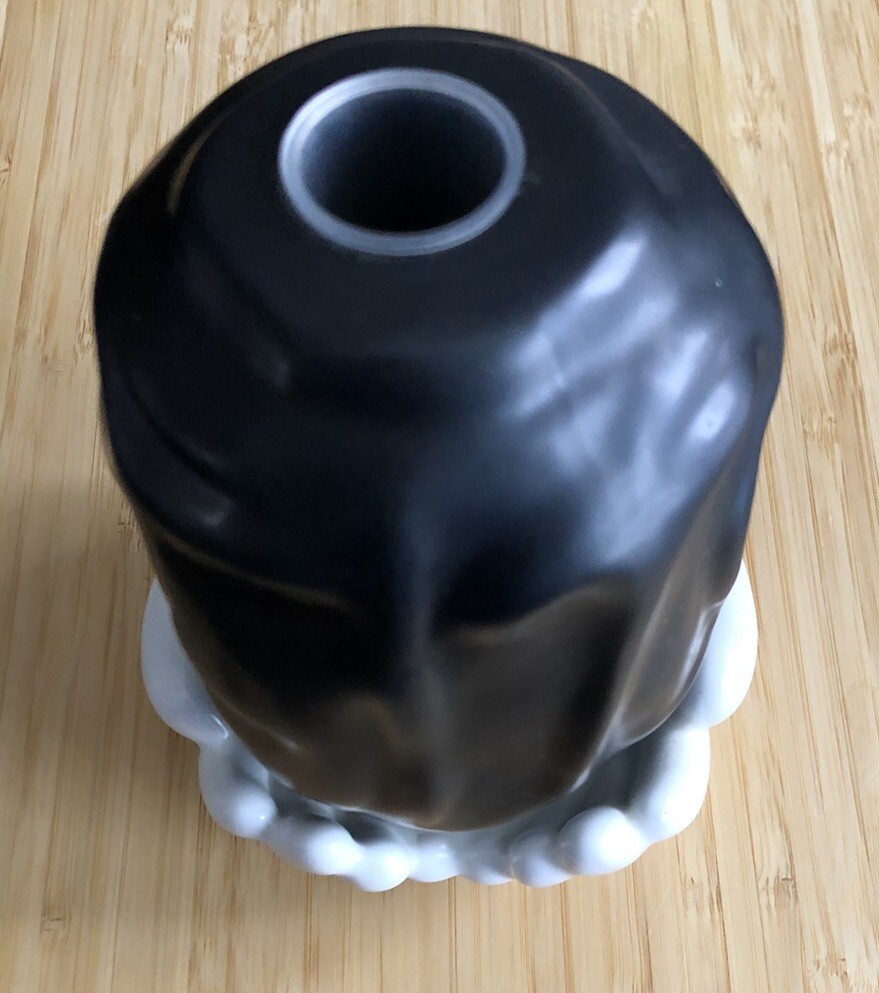 Weird IKEA Bud Vase Eclectic Decor Per B Sundberg Föremål Black Face White Hands