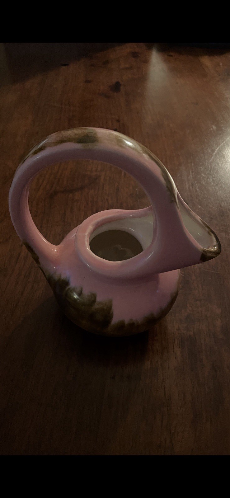 Mid century Little Vase Syrup , Honey Or Flowers Etc