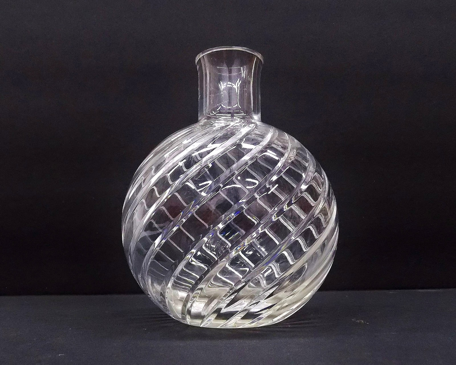 Lovely Baccarat French Crystal Cyclades Decanter/Vase 4 7/8″