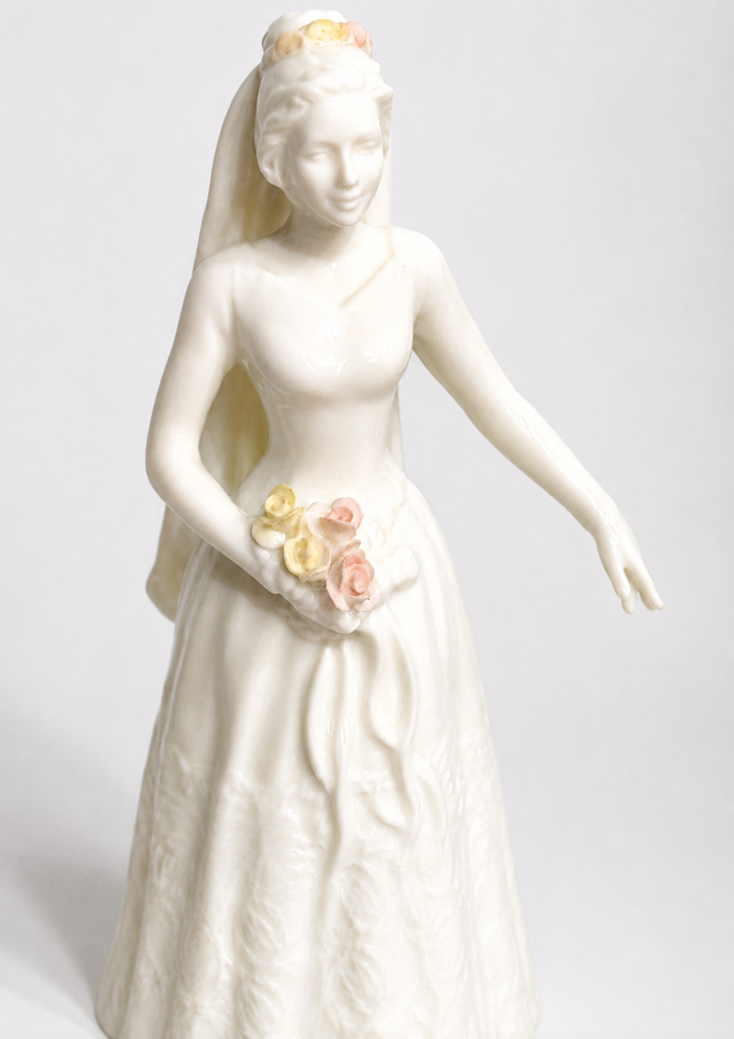 Wedgwood Bone China Bride Figurine Wedding Cake Topper England Wedding Vintage