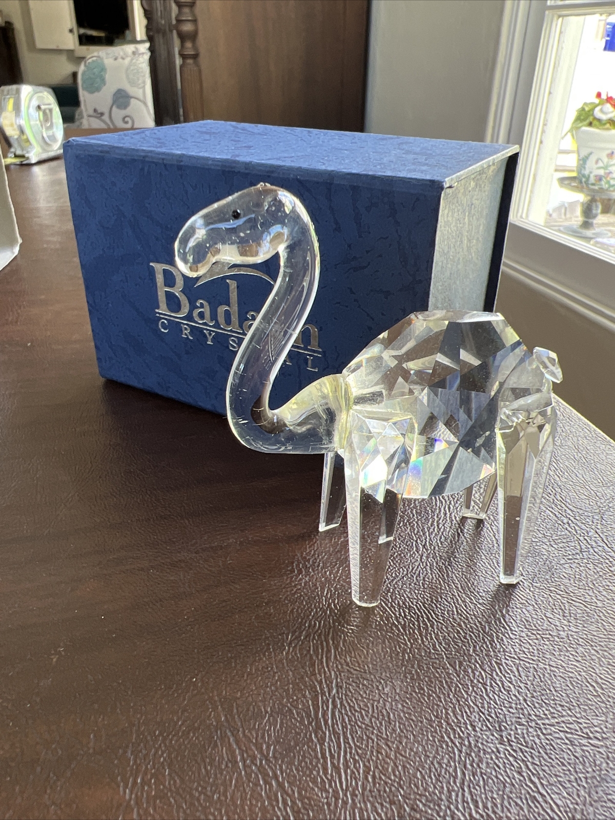 Crystal Camel Figurine, Badash Crystal ? Estate Find in this Box Camel Collector