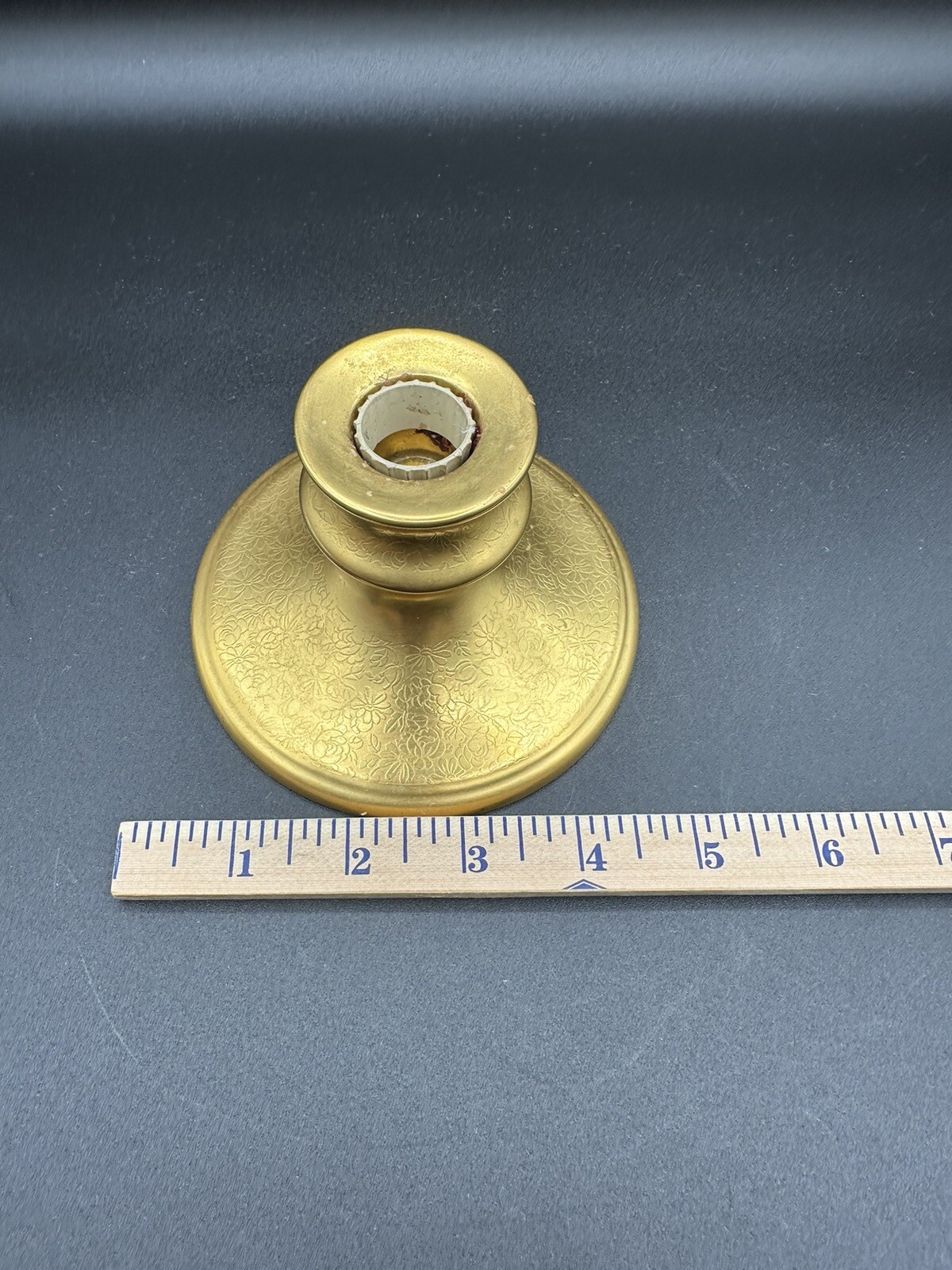 Vintage PICKARD GOLD ENCRUSTED CANDLE HOLDER Early Stamp Rare 792