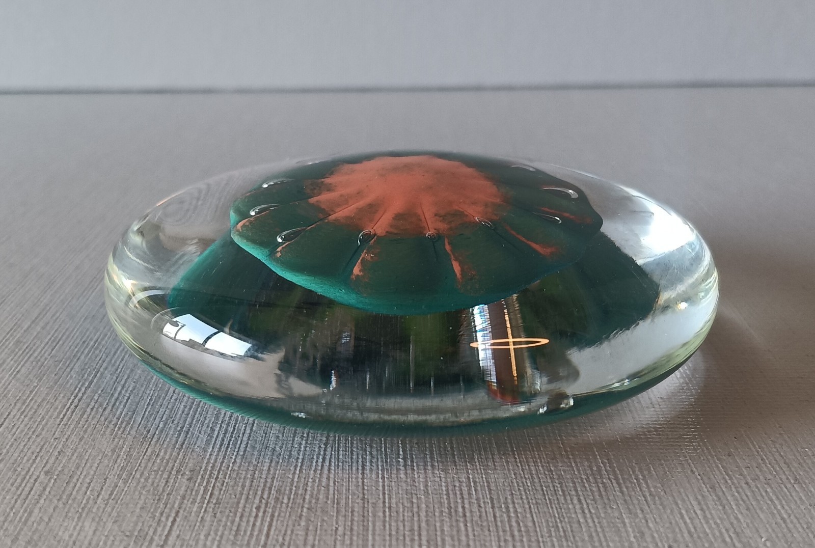 Goose Bay Glass Townsend MT 2004 Handblown Art Glass Signed Paperweight