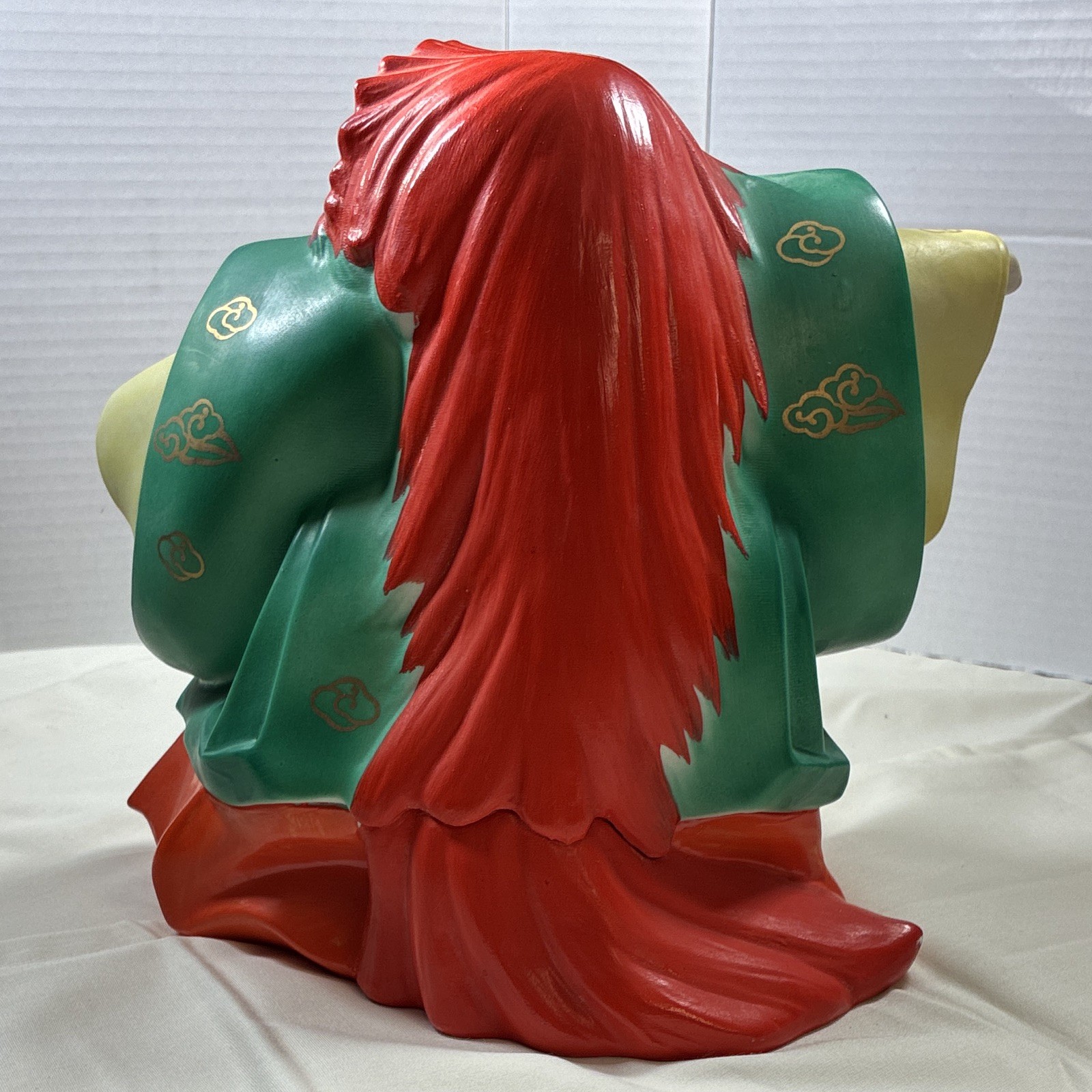 Seyei China Hand Painted Porcelain Japanese Dancer Figurine 7in H24M