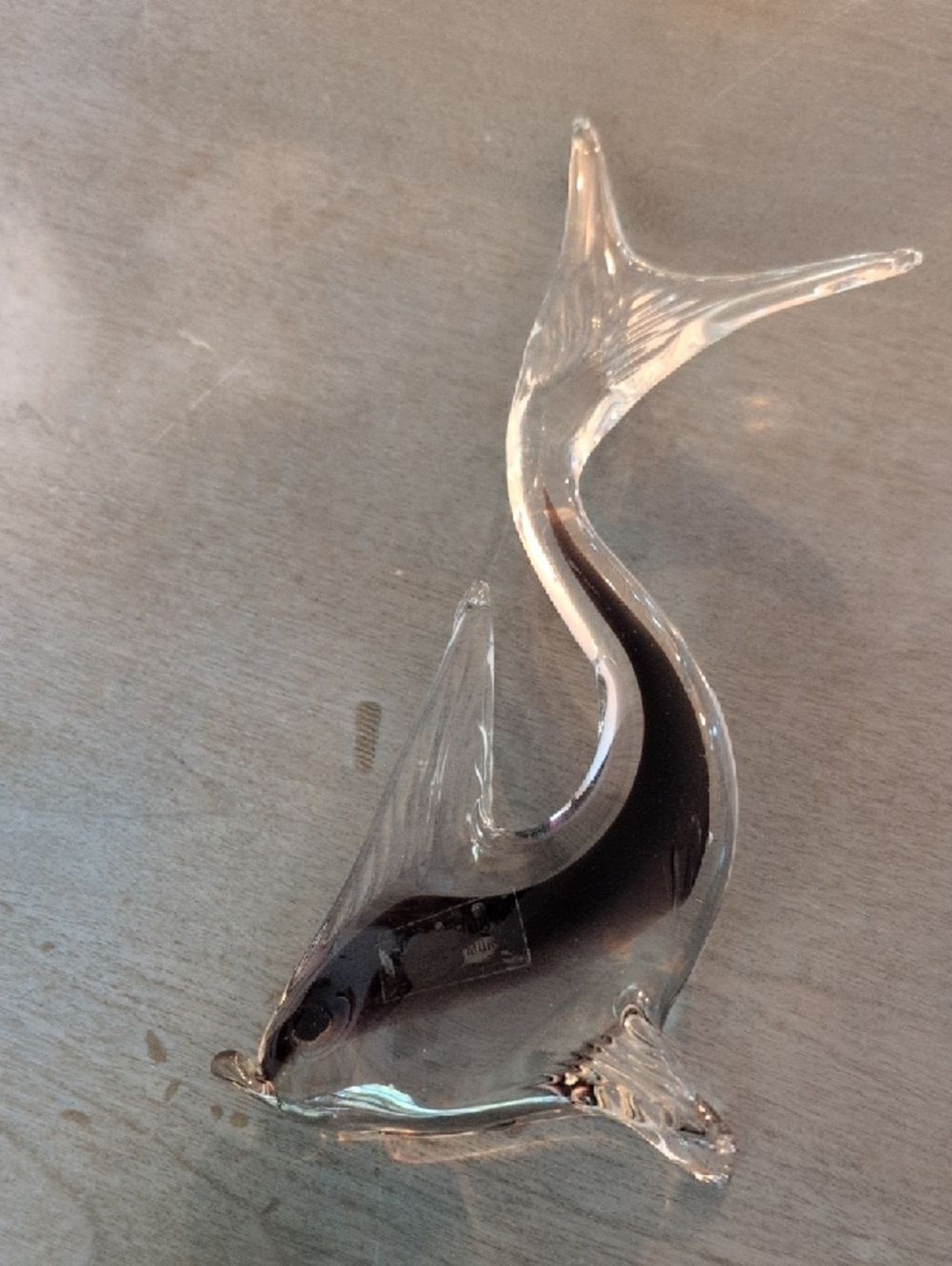 Formia Vetri De Murano Dolphin Figurine- Made In Italy.