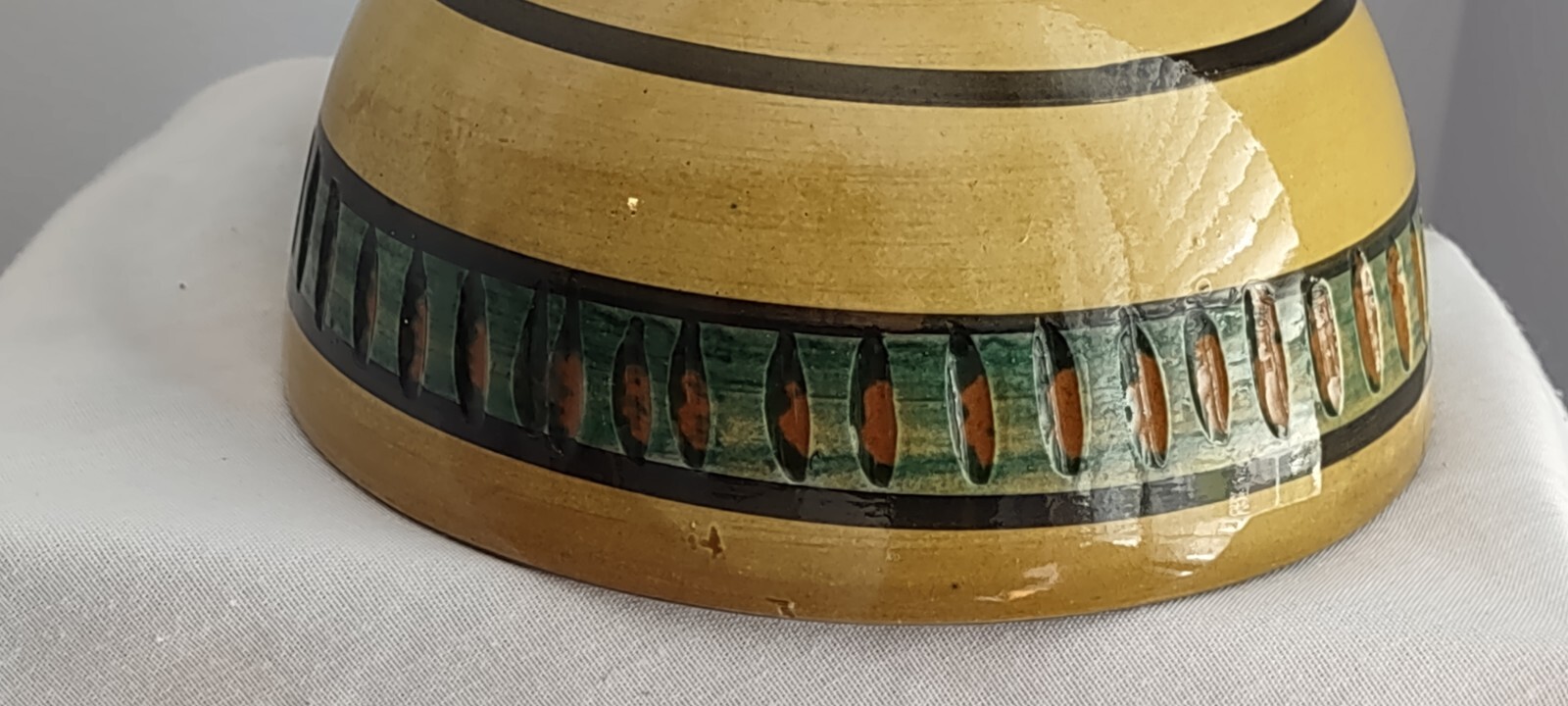 Mid 20th Century Modern Pottery Vase Planter Bowl