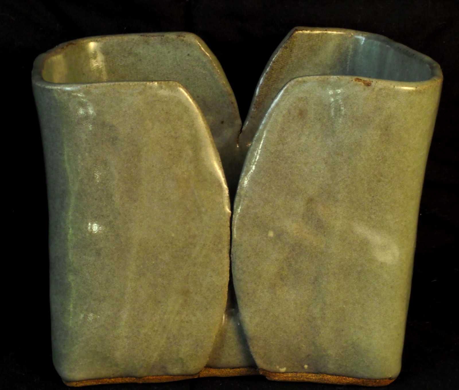 Large Double-Sided Open Pottery Box