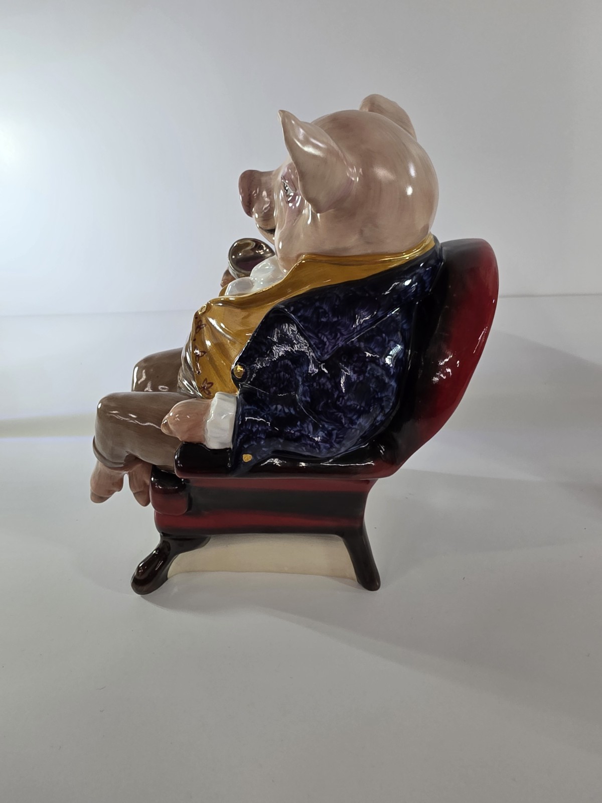England Bloor China Stoke On Trent Pig Figurines hand painted numbered limited