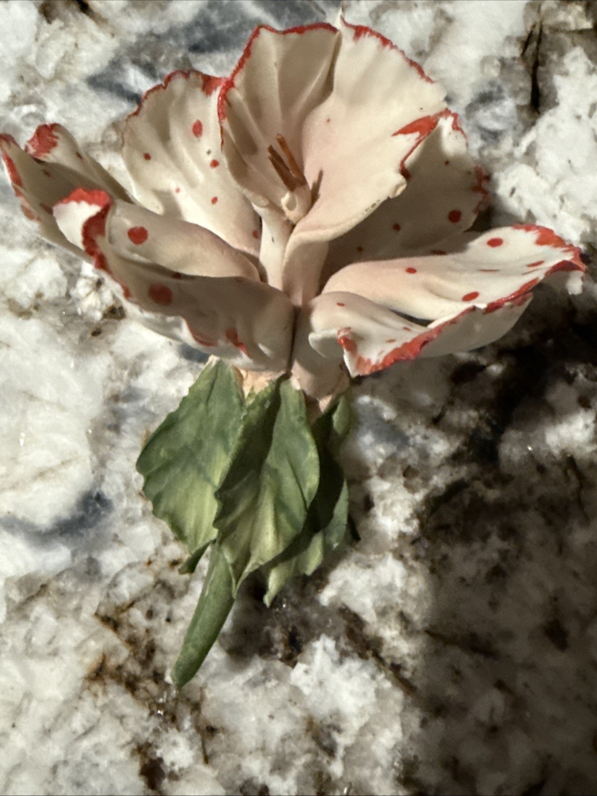 Capodimonte Mollica porcelain Flower