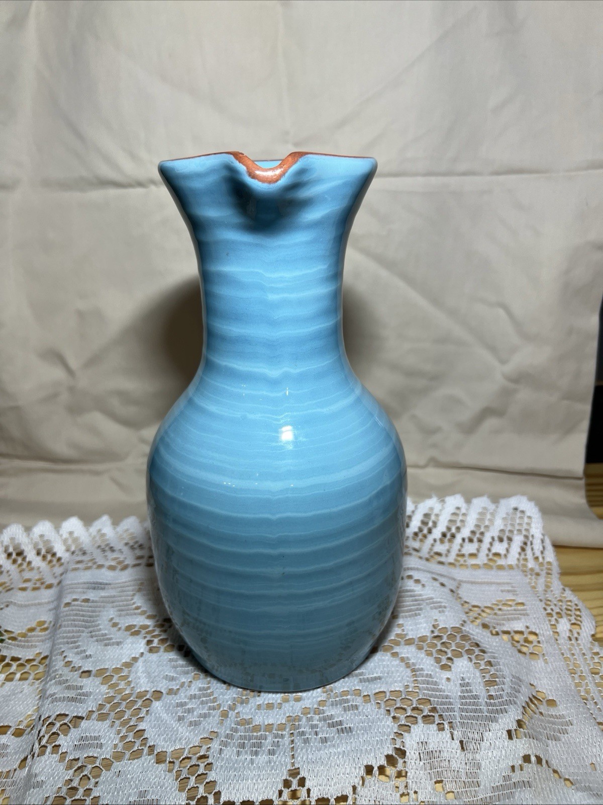 Large Redware Vase/decanter