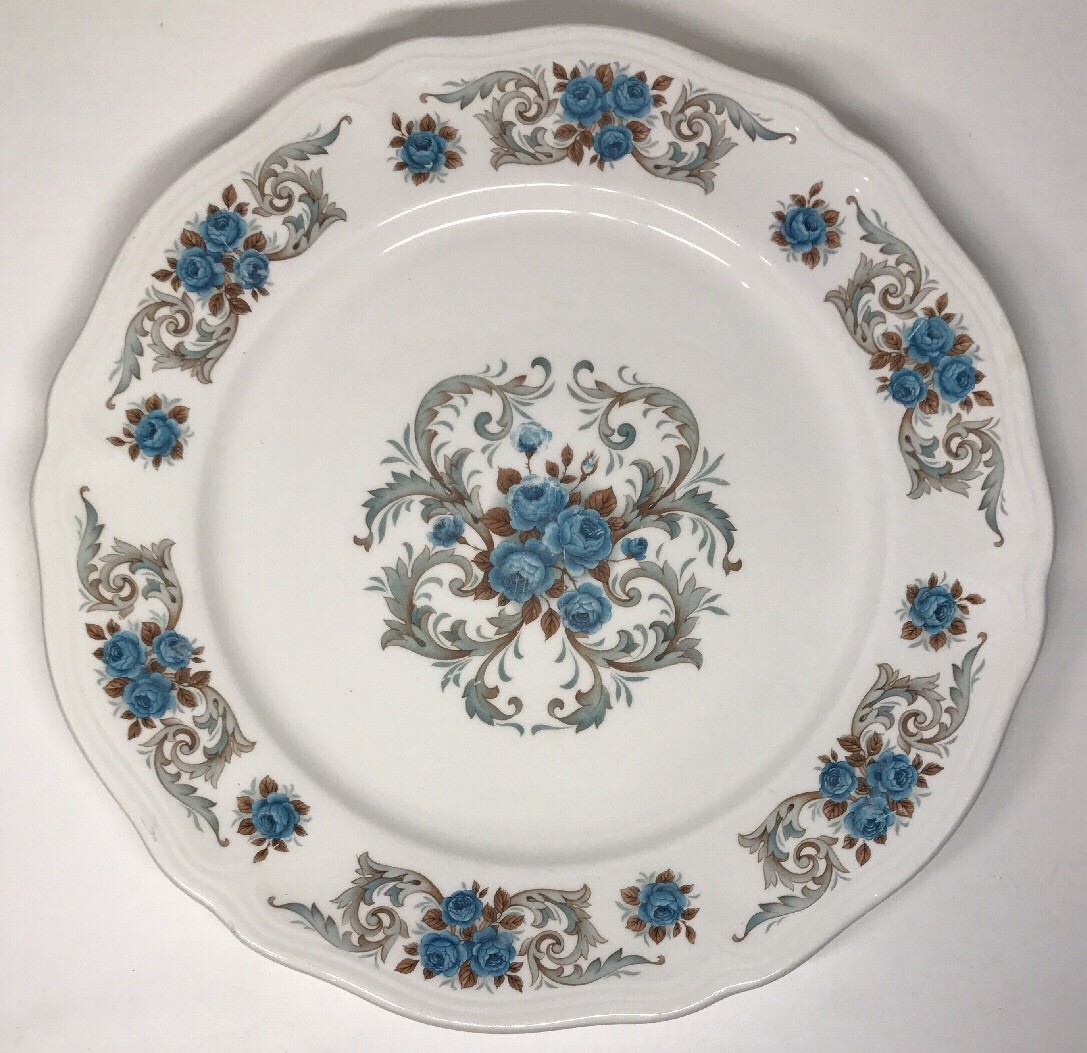 Lot Of 6 Flat Plates Moulin Des Loups ORCHIE Model SÉVIGNÉ D 26 Cm