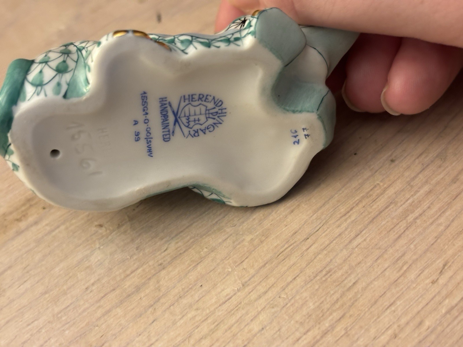 Herend Elephant Porcelain Figurine