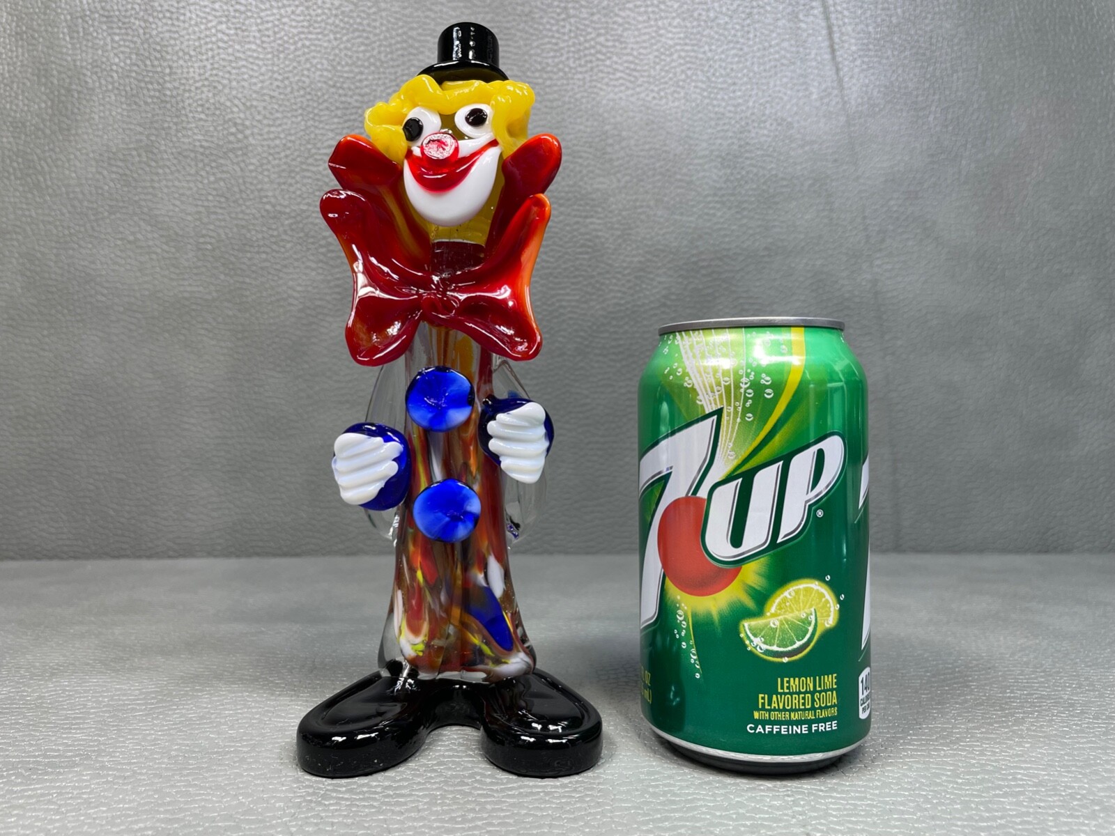 MCM Italian Mid Century Modern Murano Glass Clown Figurine Statue 8 1/2″