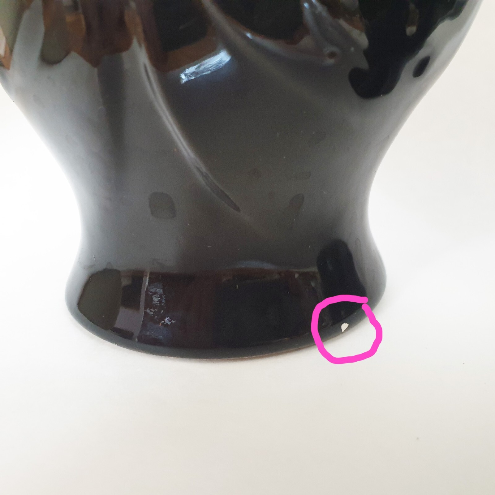 Vintage Haeger Double Swan Vase Set Dark Brown Black Swans 1978 Handle Planter