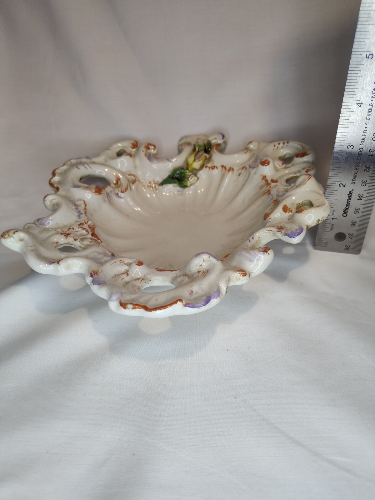 Italian Early 1900’s Ornate Rococo Style Trinket Dish